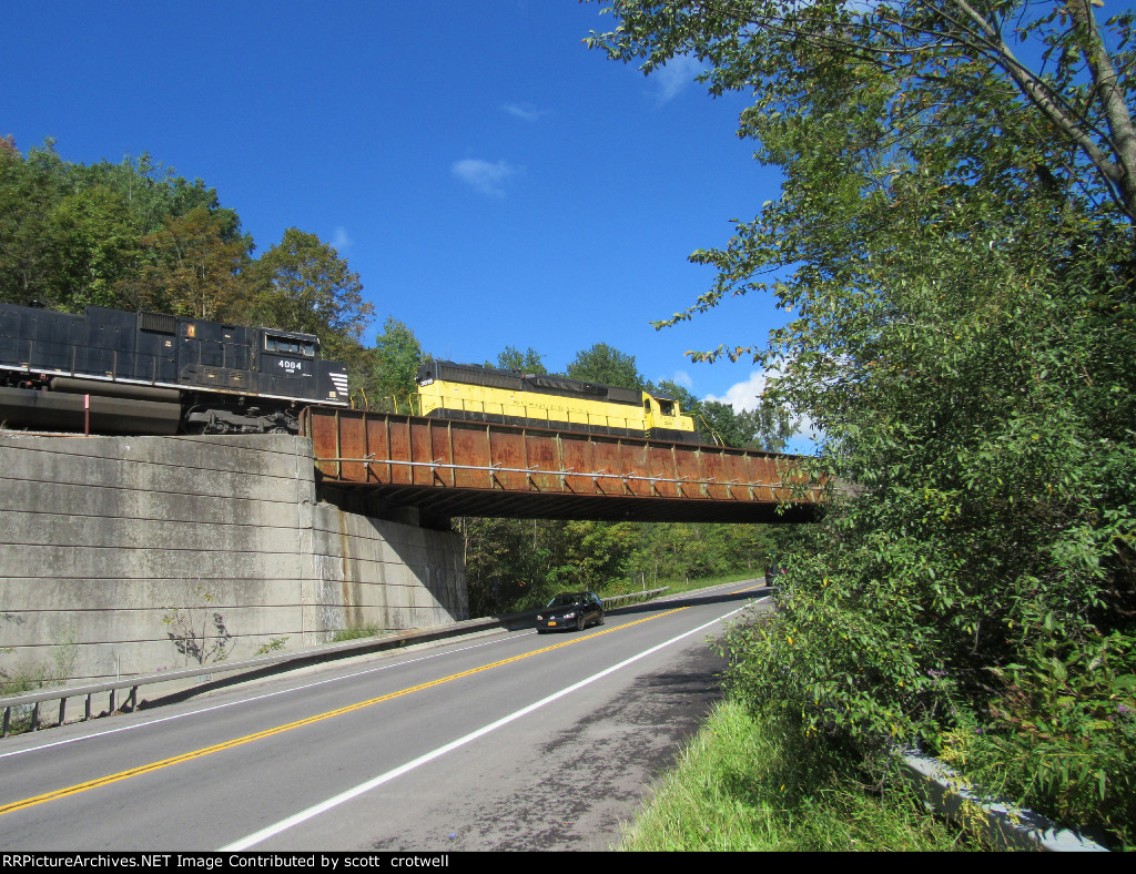 Crossing over Route 20